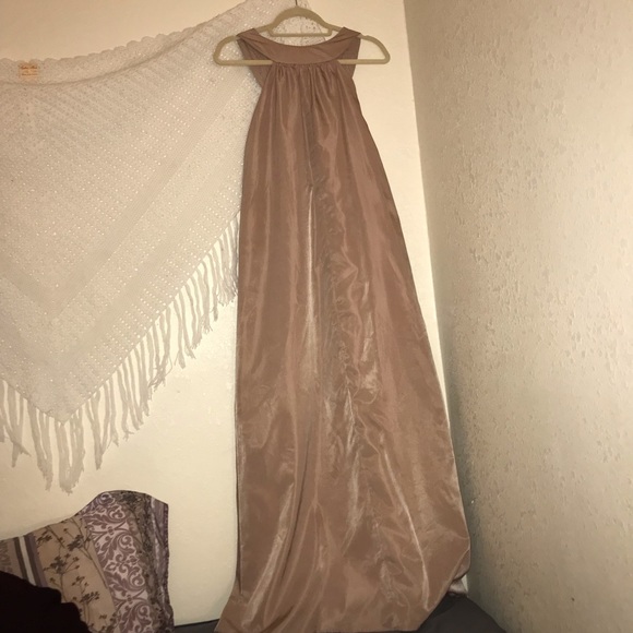 Esley | Nude peach evening dress - Picture 7 of 14